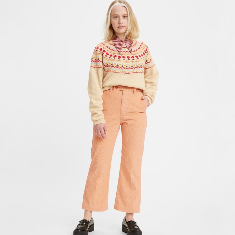 NWT LEVI’S MATH CLUB FLARED TROUSERS  SIZE 27 x 27